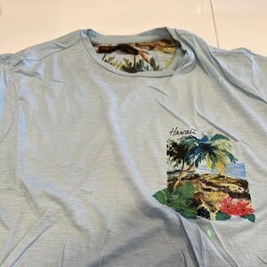 Hawaii Graphic Light Blue T-Shirt
